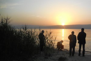IF members at the Sea of Galilee