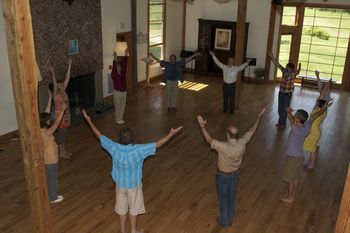 This is our thirteenth year of celebrating Renewal. Cezary Ciaglo, our resident eurythmist, carefully tailors eurythmy for most of the groups, and course content is enhanced for faculty and participants alike. We also begin our morning with eurythmy as a community.