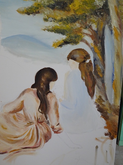 Harduf high school student painting