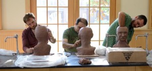 Clay workshop in Wilton, NH, 2014